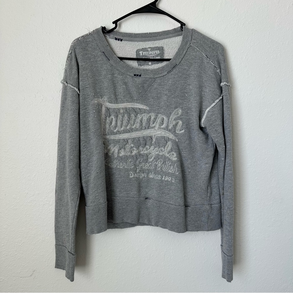 Lucky Brand Triumph Gray Women's Sweater XS